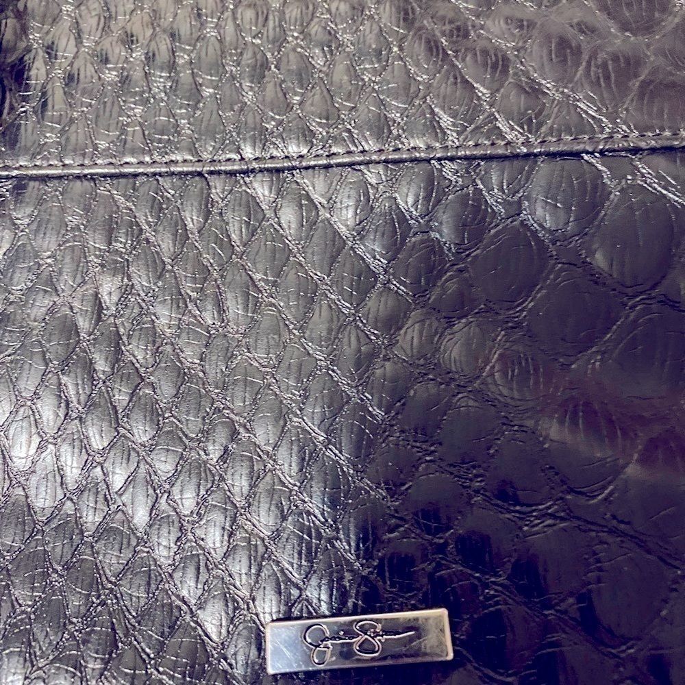 Jessica Simpson Black patent Leather Crossbody Bag - Picture 7 of 7